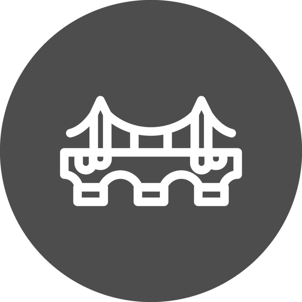 Bridge Creative Icon Design vector