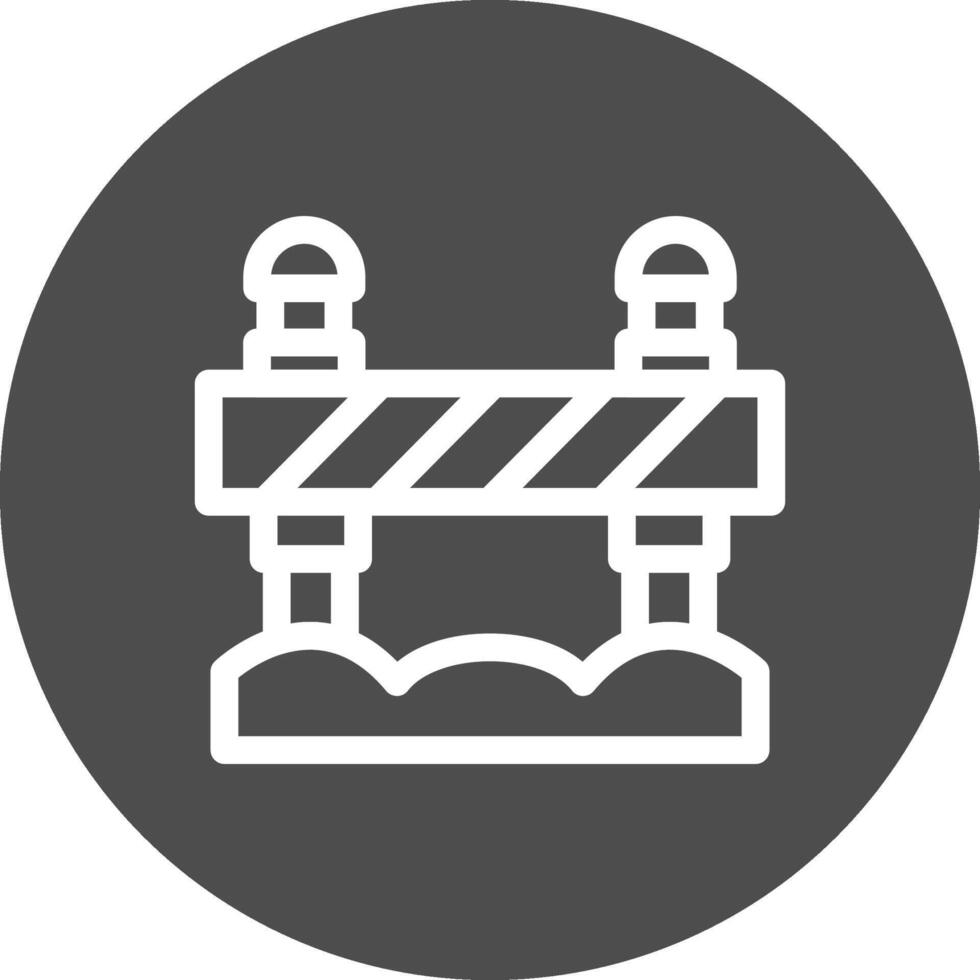 Road Block Creative Icon Design vector