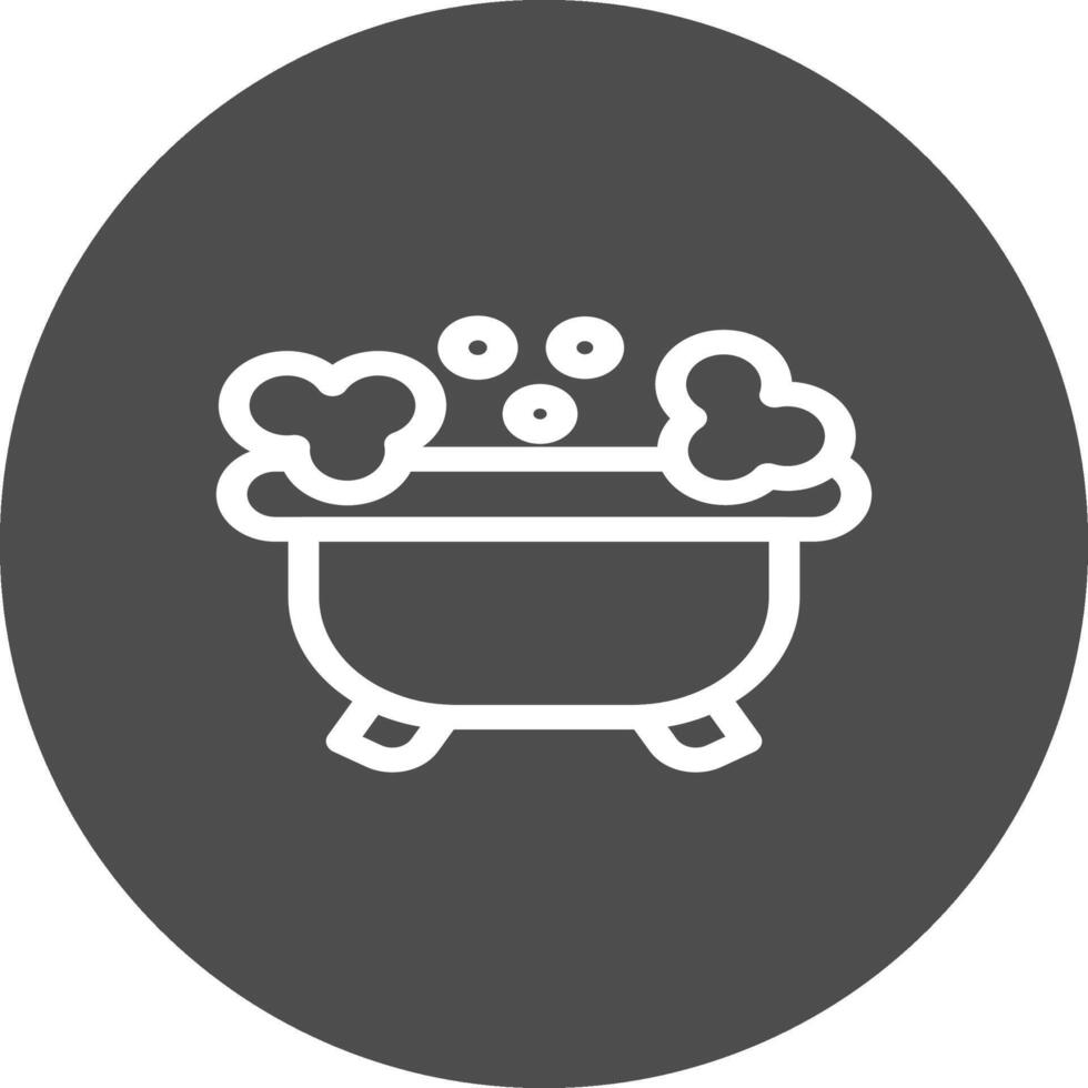 Bathtub Creative Icon Design vector