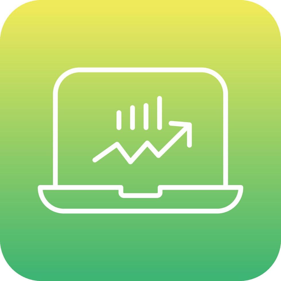 Stocks Monitoring Vector Icon