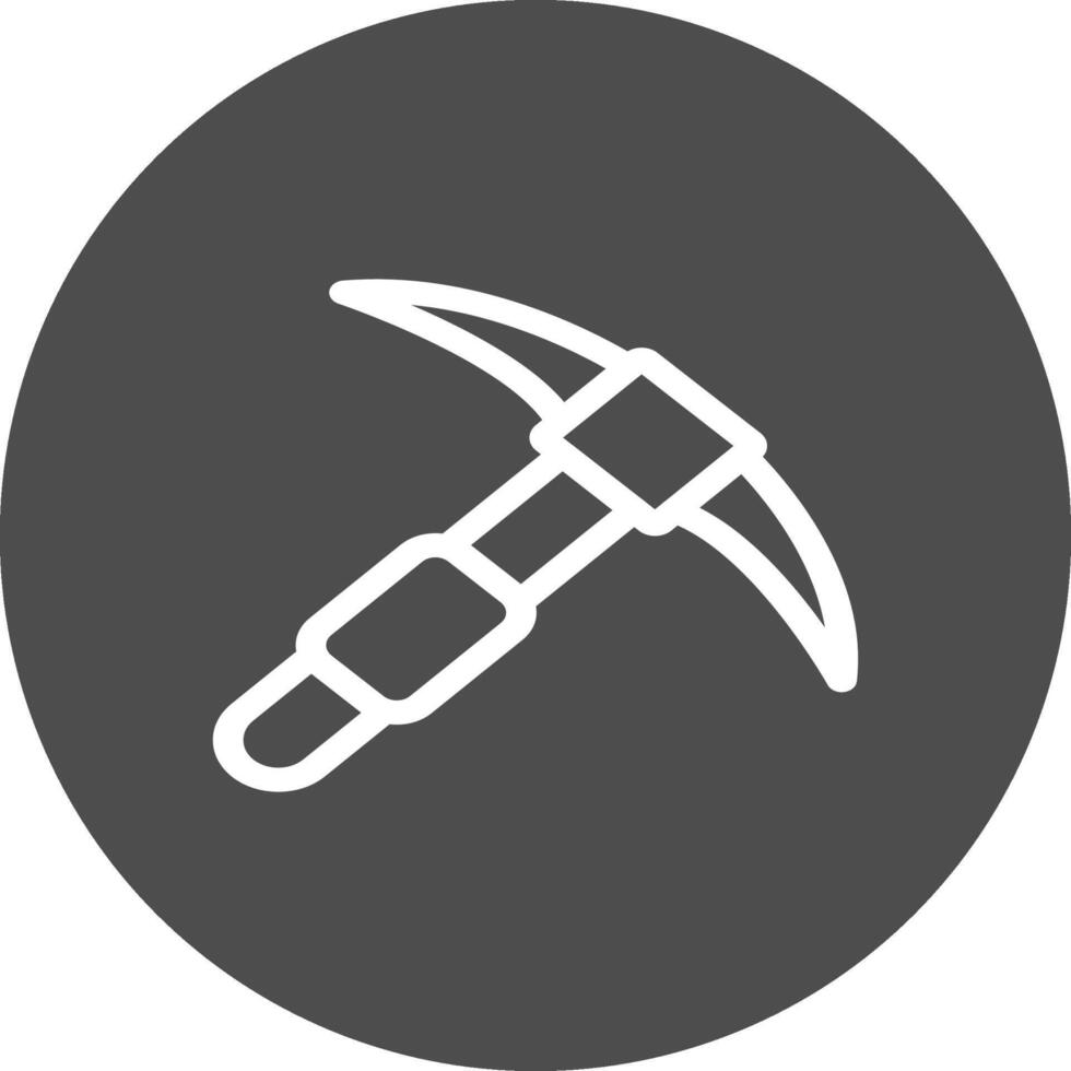 Pickaxe Creative Icon Design vector