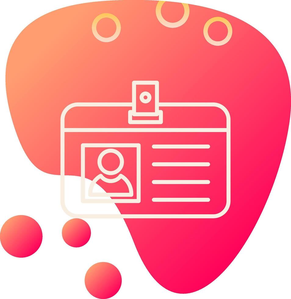 Identification Card Vector Icon