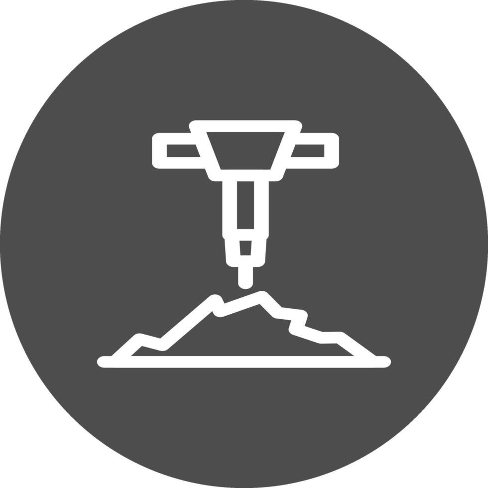 Drill Creative Icon Design vector