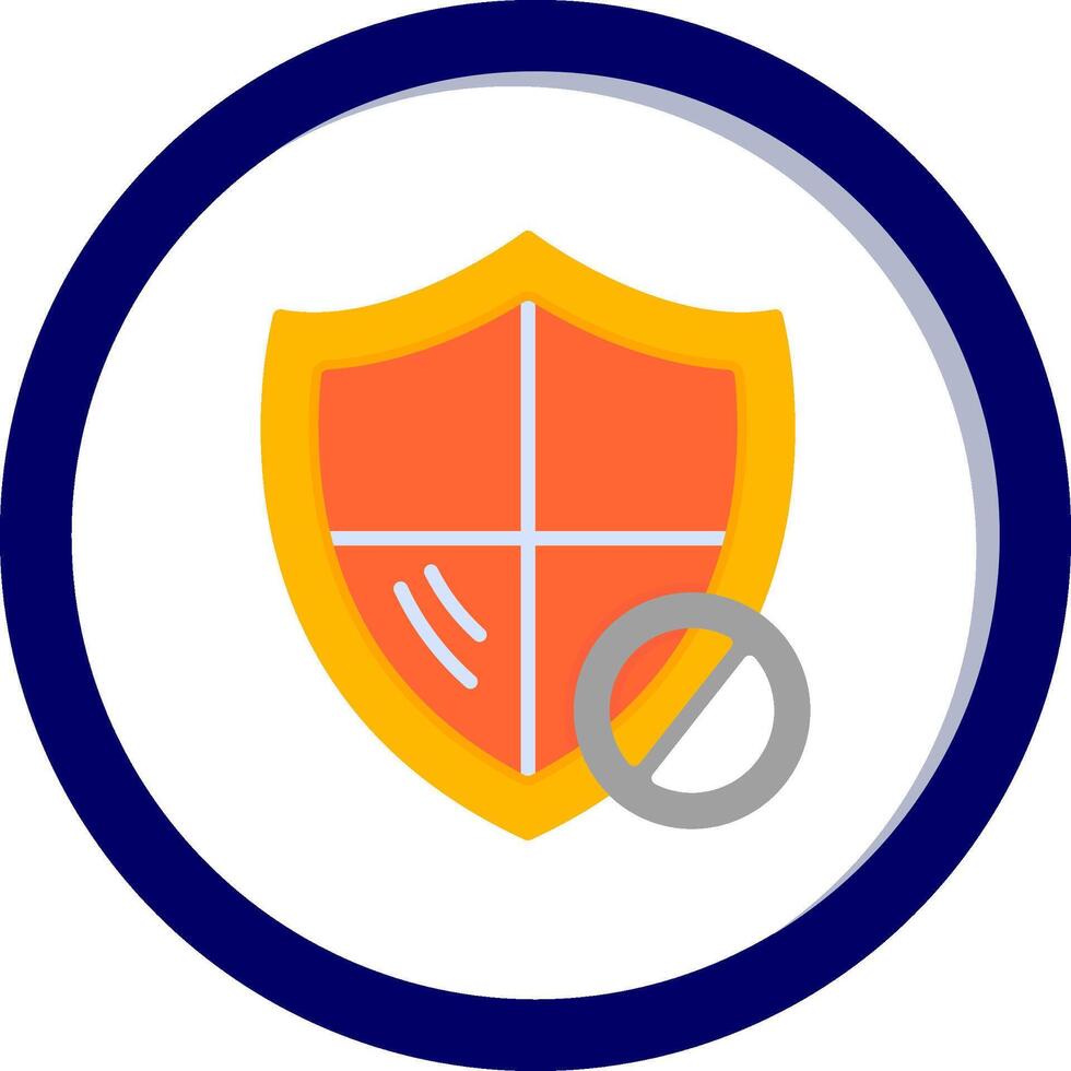 Blocked Vector Icon