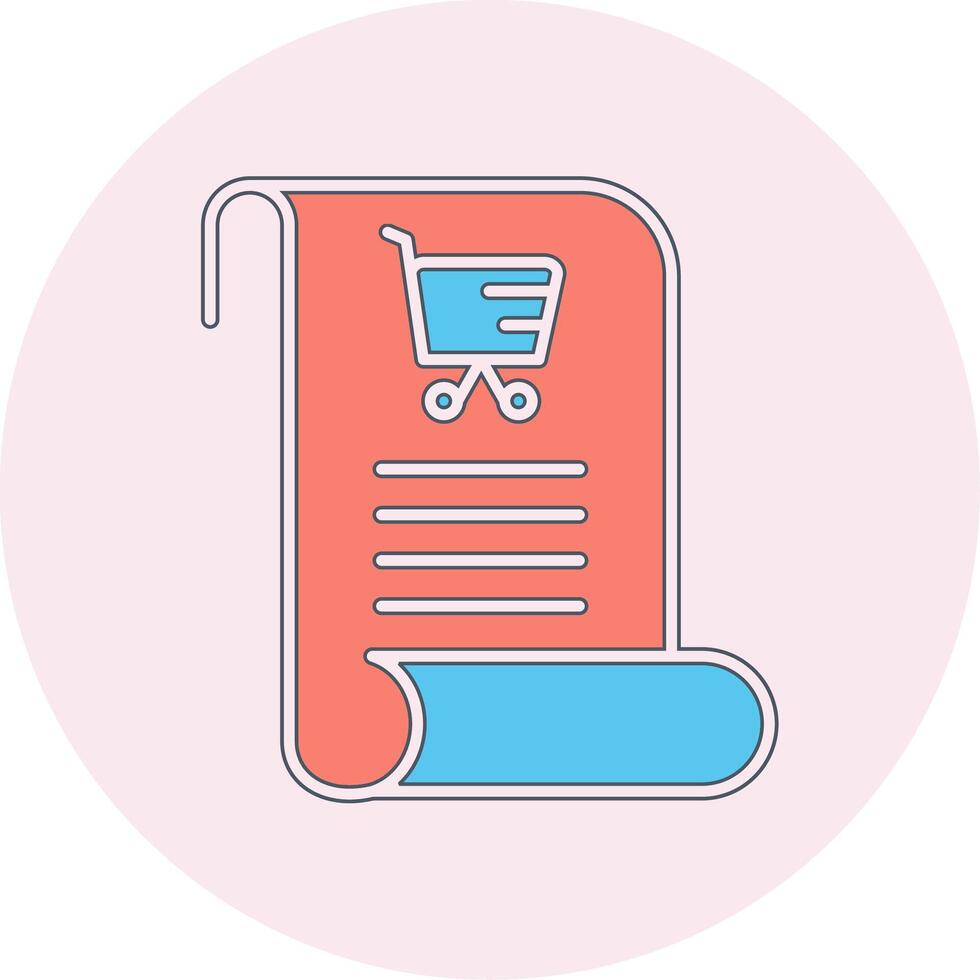 Shopping List Vector Icon