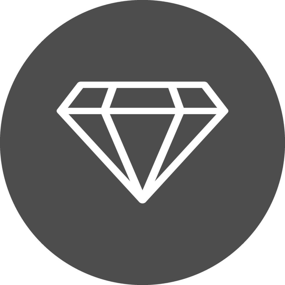 diseño de icono creativo de diamante vector