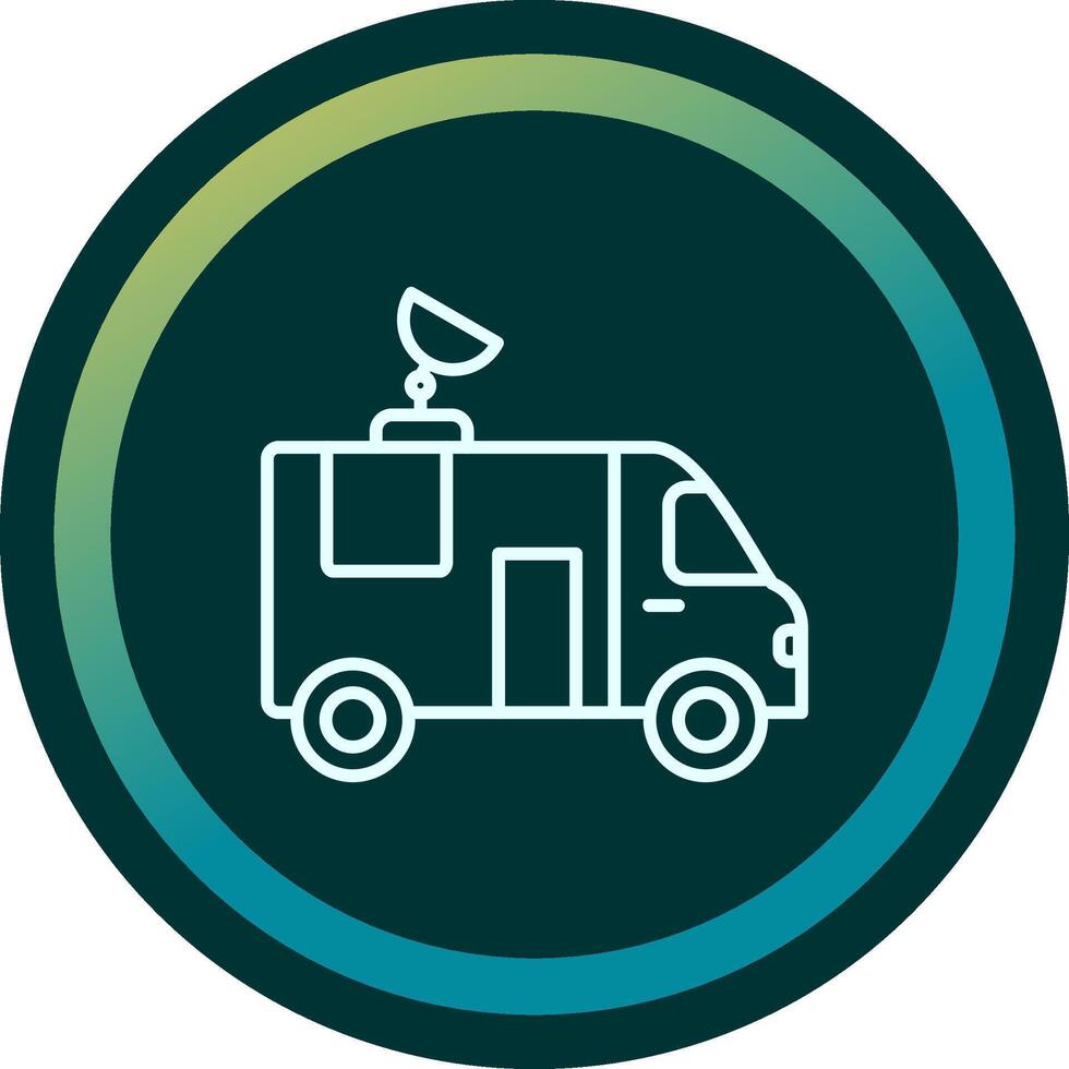 News Van Vector Icon