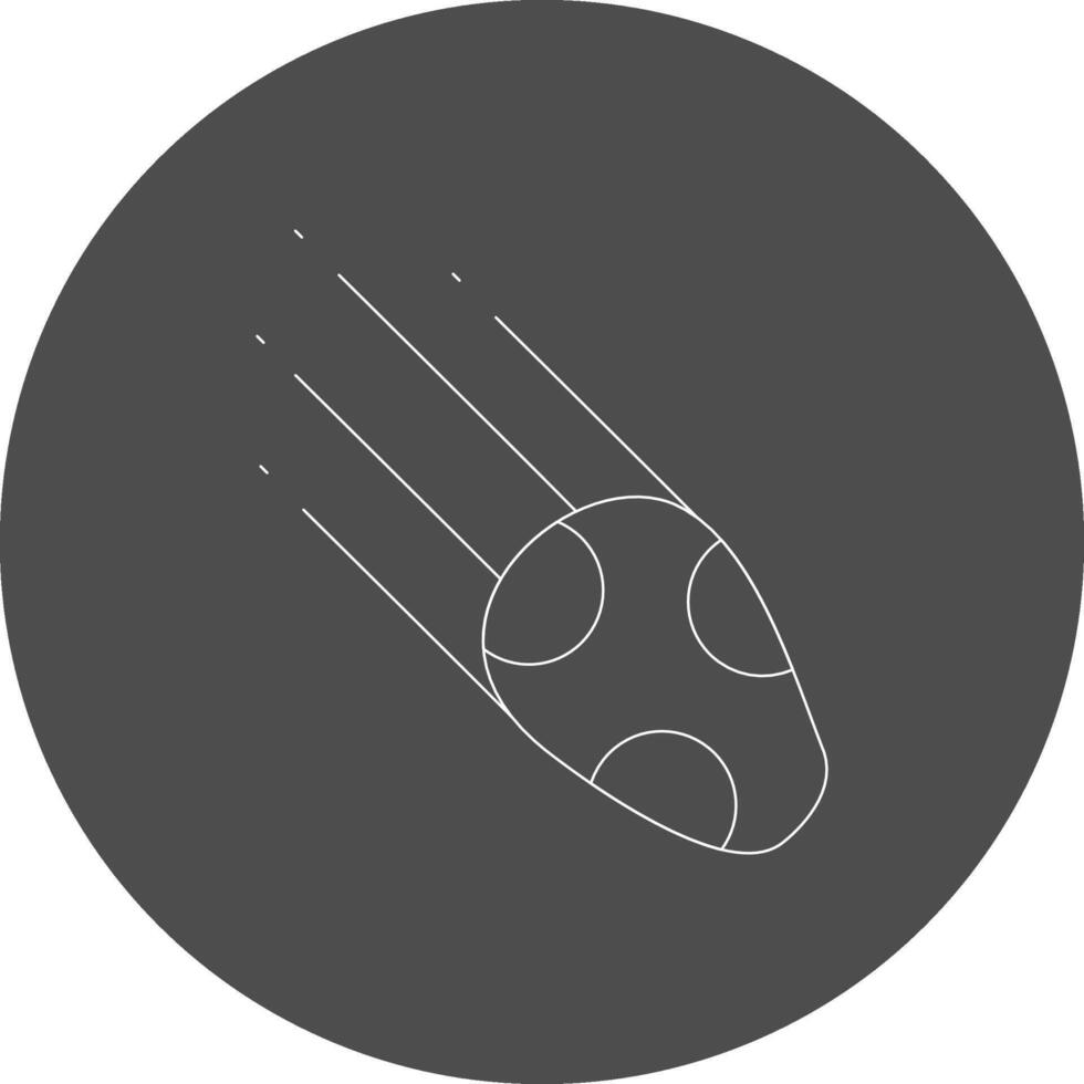 Comet Creative Icon Design vector