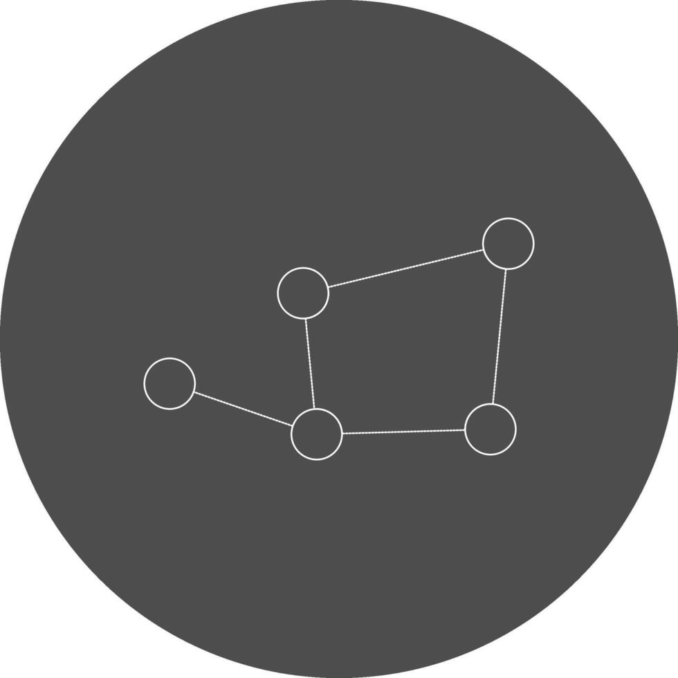 Big Dipper Creative Icon Design vector
