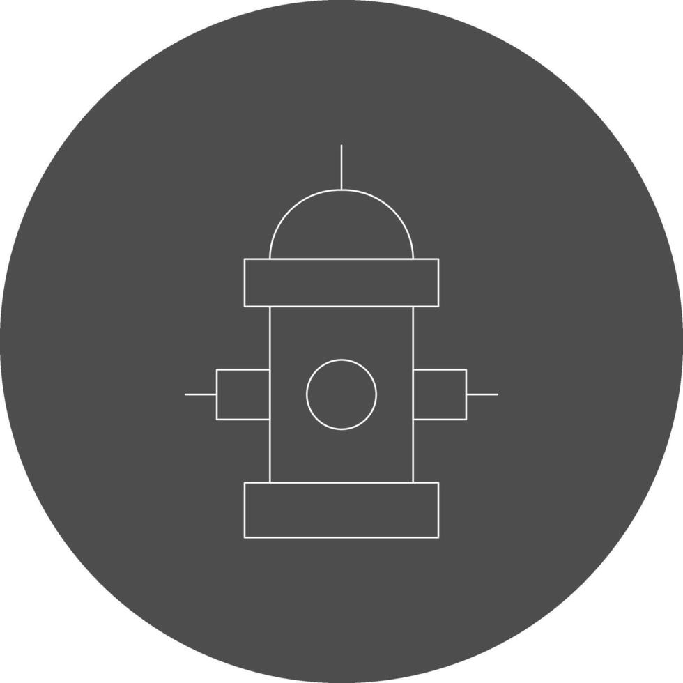 Fire Hydrant Creative Icon Design vector