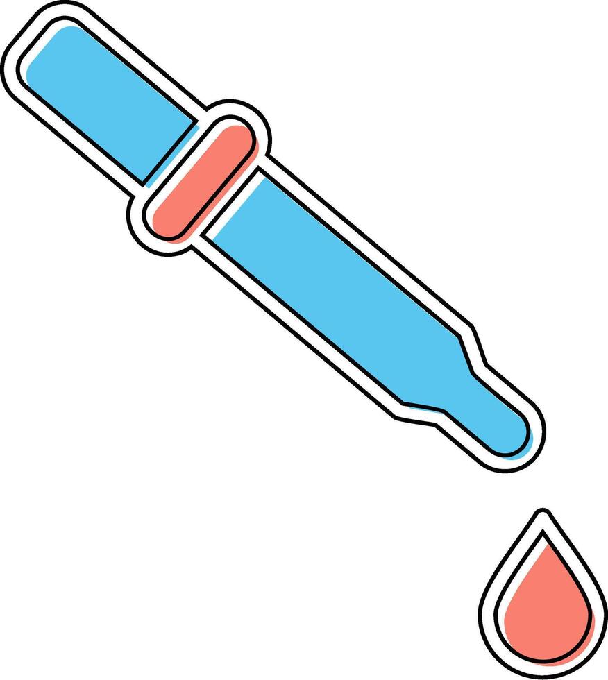 medicina cuentagotas vector icono