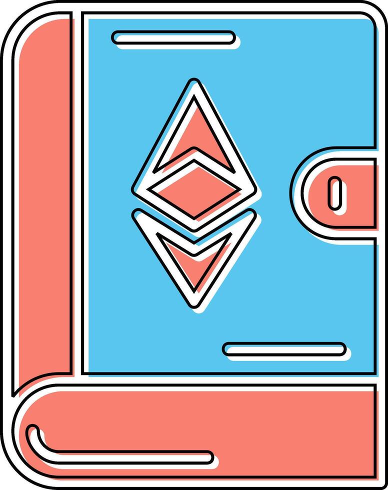 Ethereum Book Vector Icon