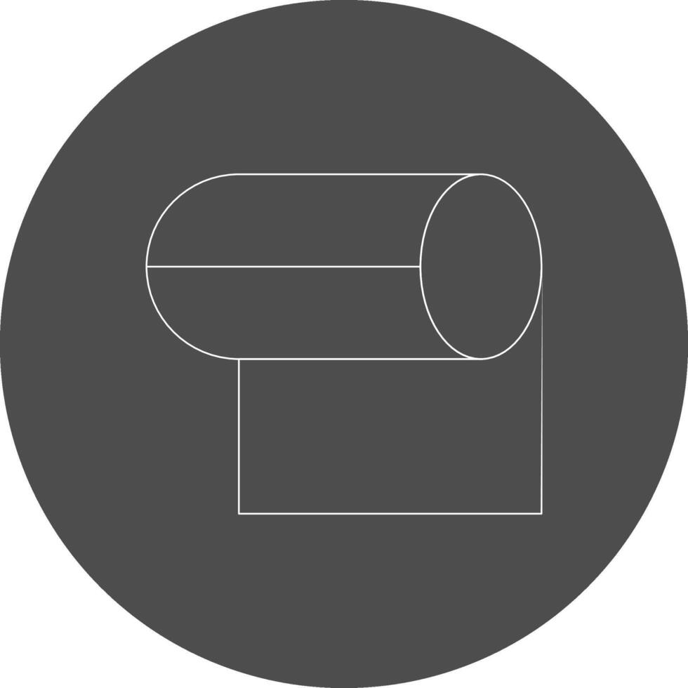 Tissue Roll Creative Icon Design vector