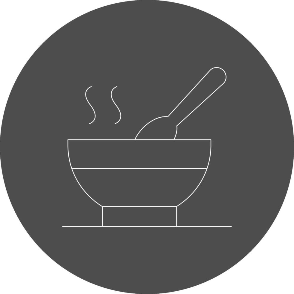 diseño de icono creativo de sopa caliente vector