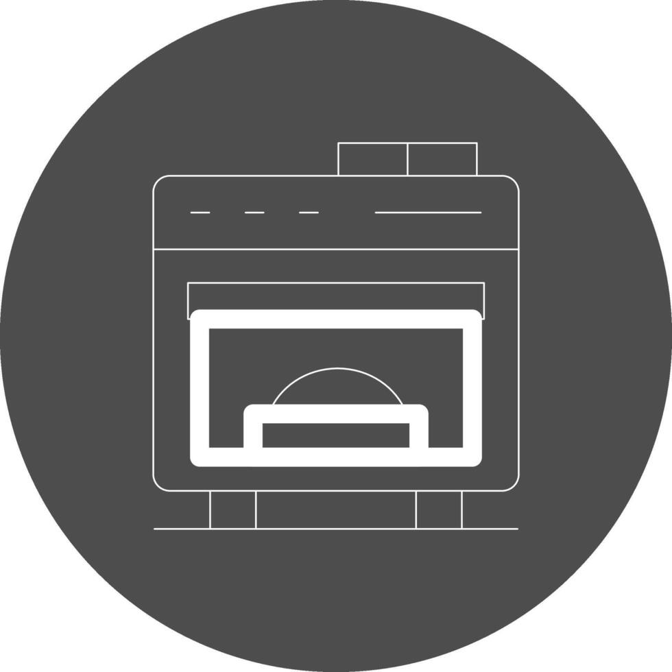 diseño de icono creativo de horno vector