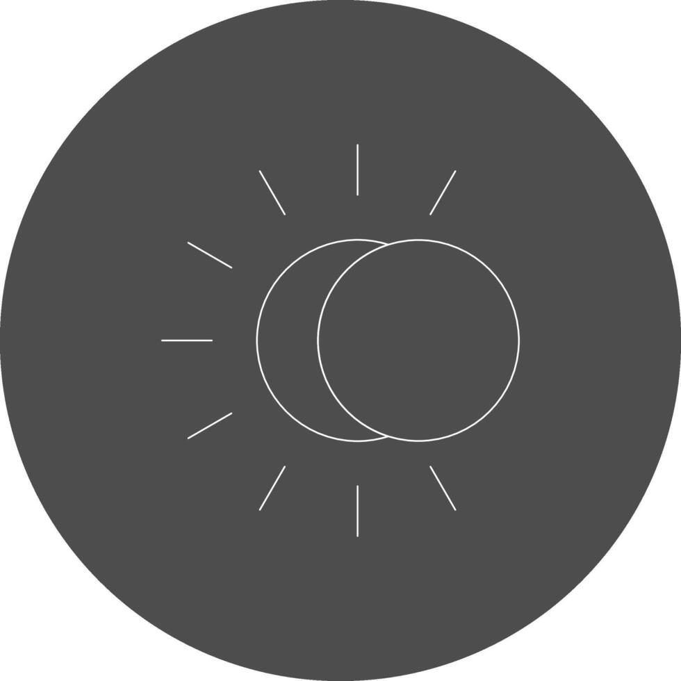 Eclipse Creative Icon Design vector