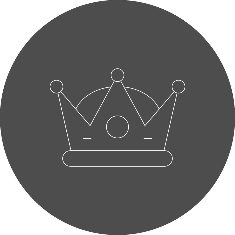 diseño de icono creativo de corona vector