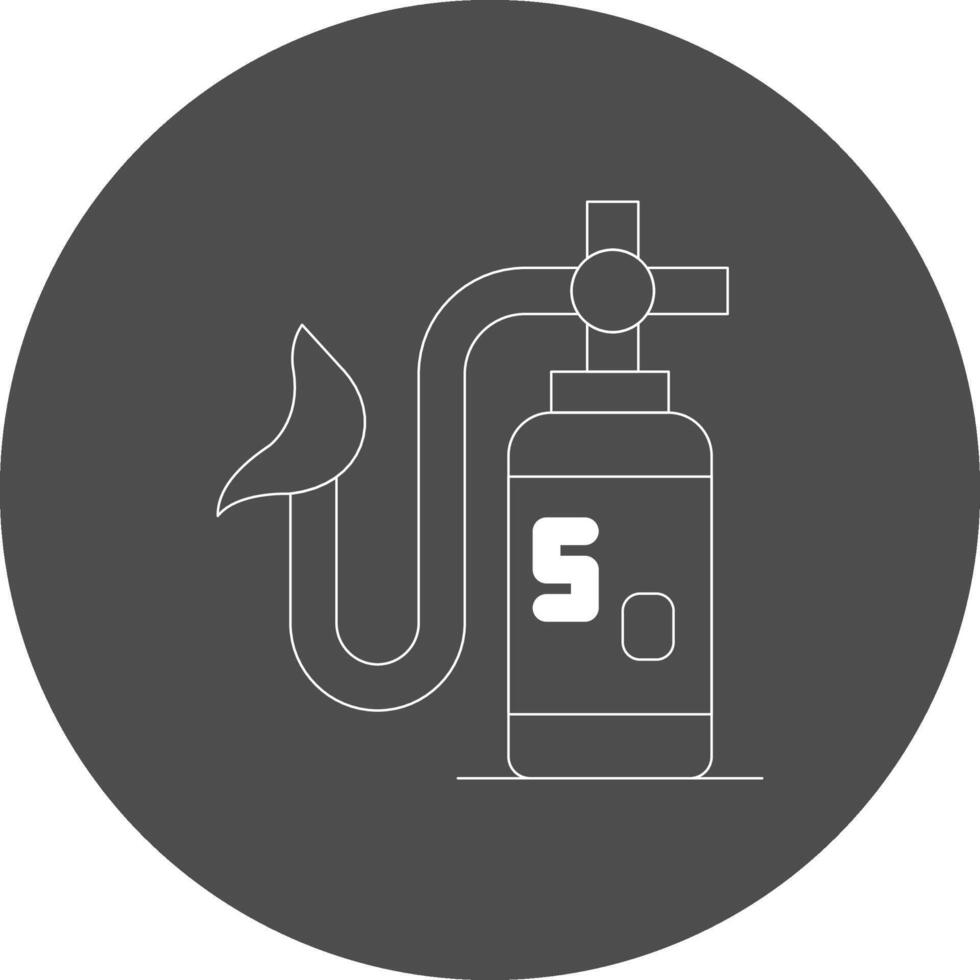Oxygen Mask Creative Icon Design vector