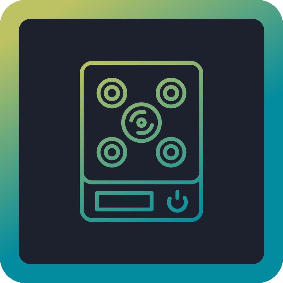 Induction Stove Vector Icon