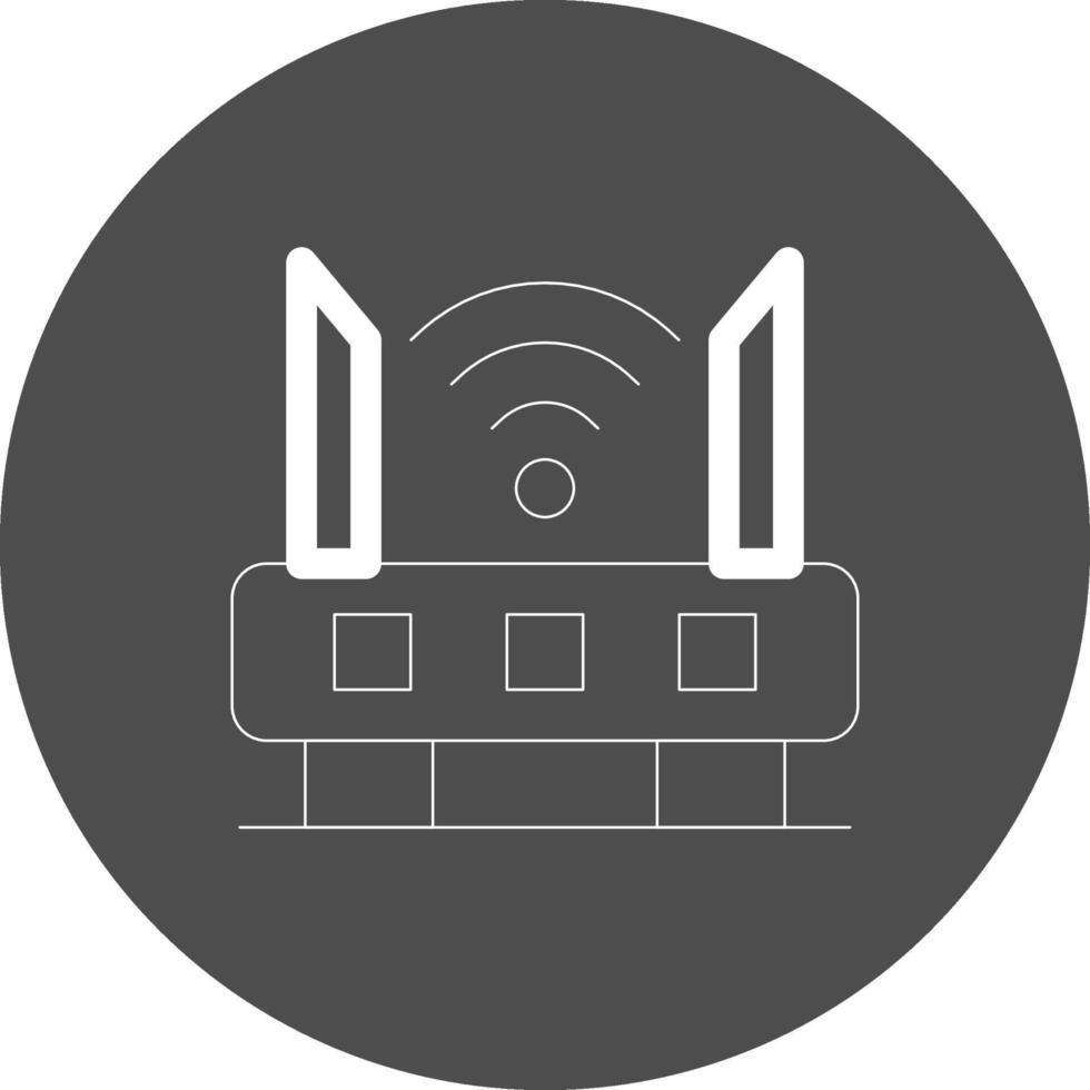 Router Creative Icon Design vector