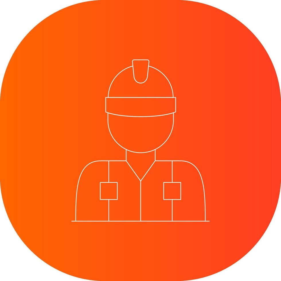 Worker Creative Icon Design vector