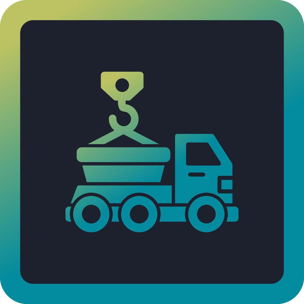 Skip Truck Vector Icon