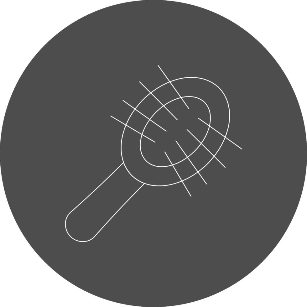 Hairbrush Creative Icon Design vector