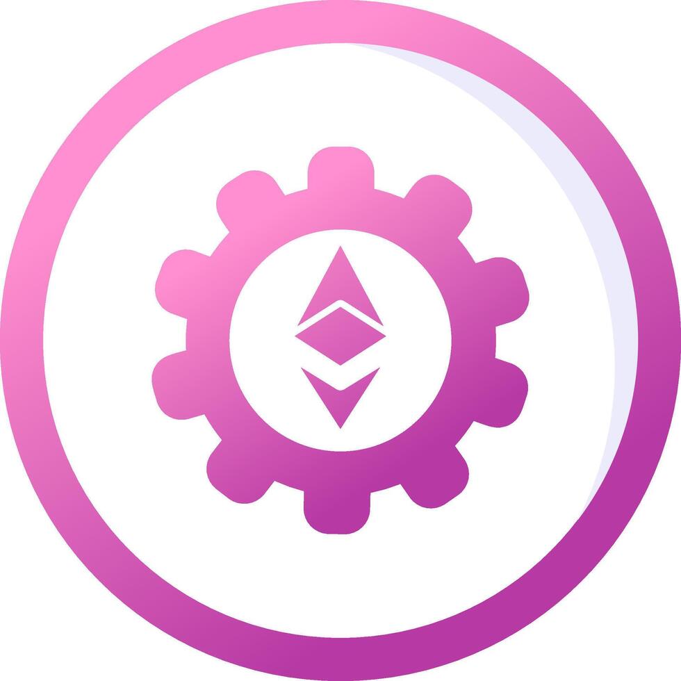 Ethereum Setting Vector Icon