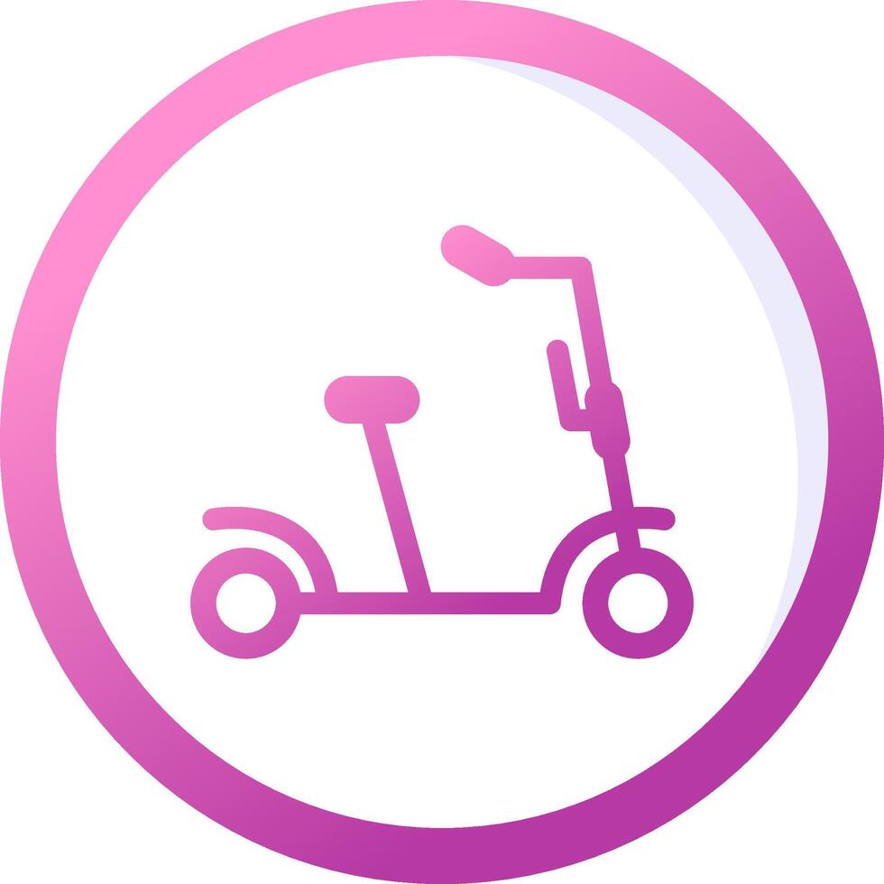 Kick Scooter Vector Icon