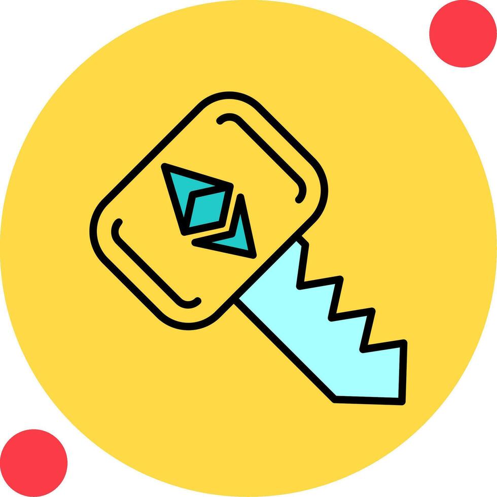 Ethereum Key Vector Icon