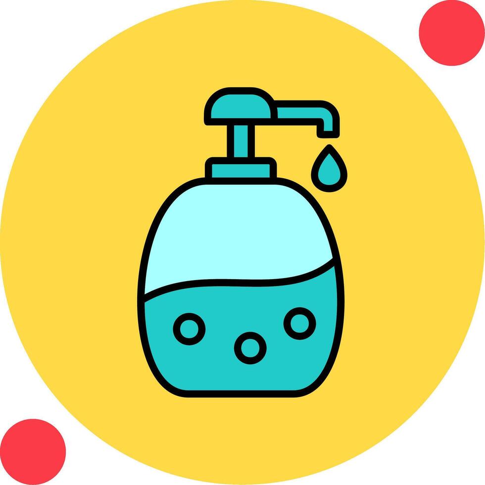 bebé champú vector icono