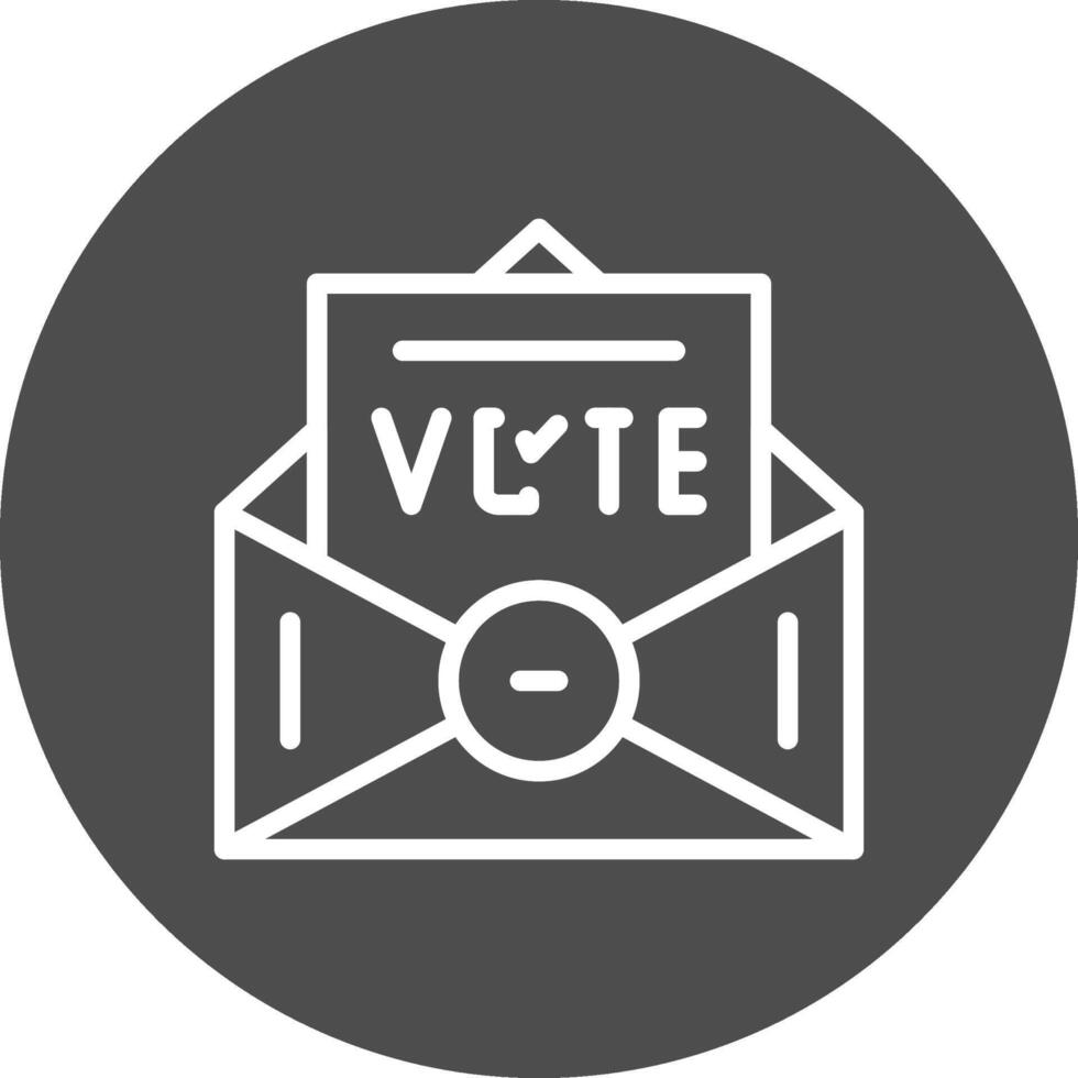 votar diseño de icono creativo vector