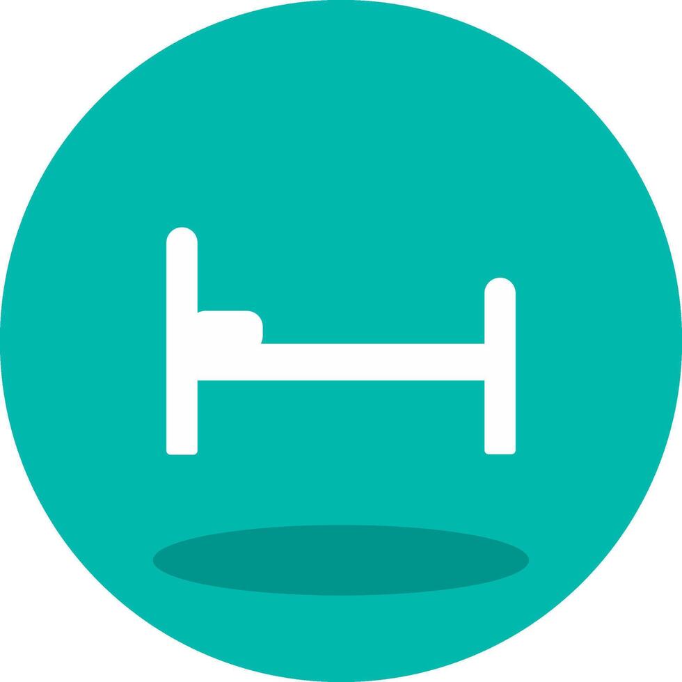 Hospital Bed Vector Icon