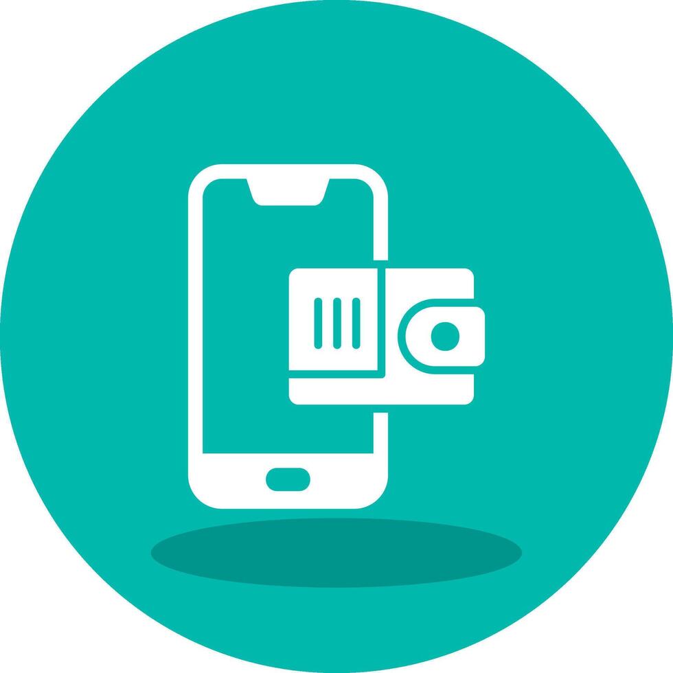 Mobile Wallet Vector Icon