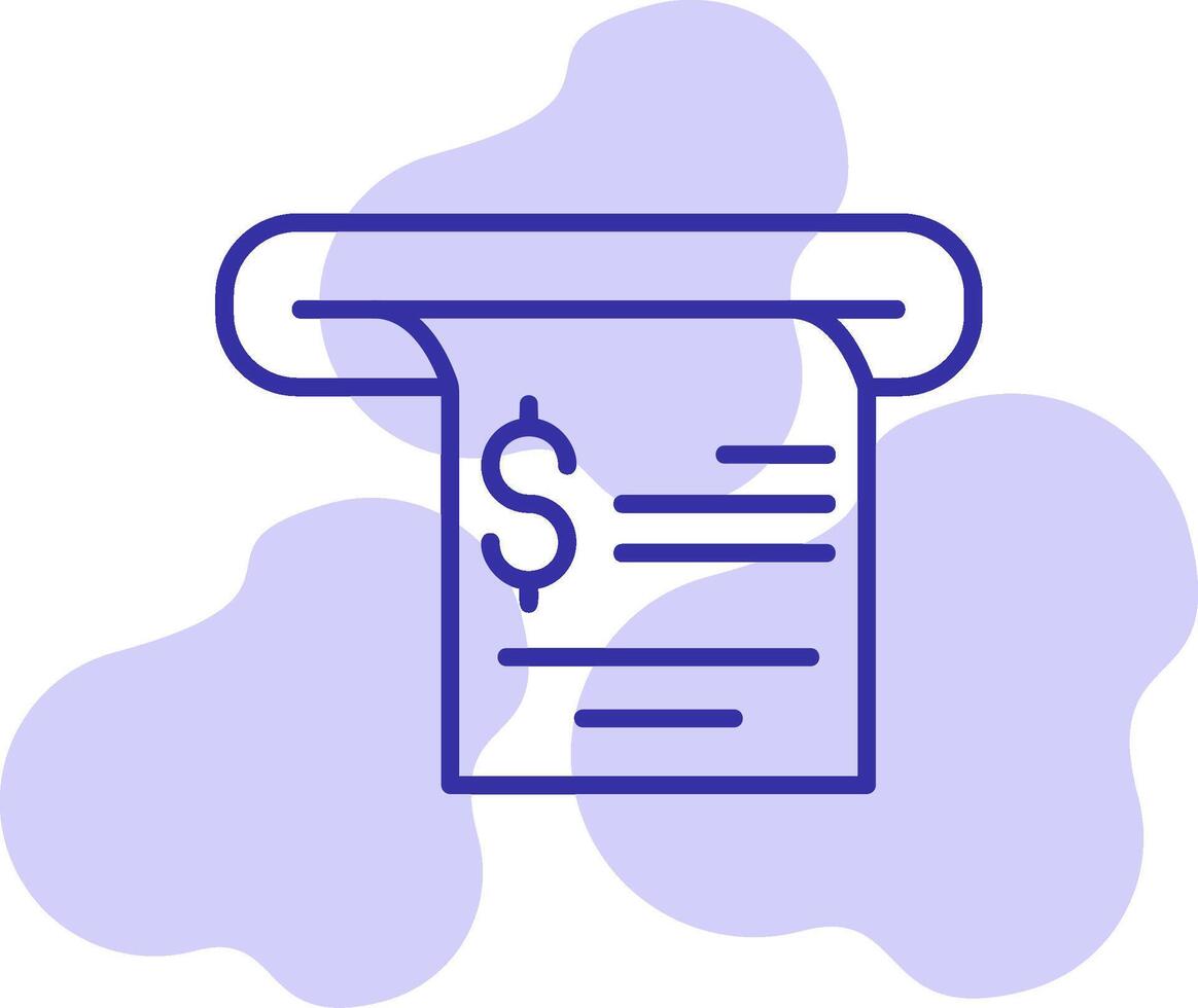 Receipt Vector Icon