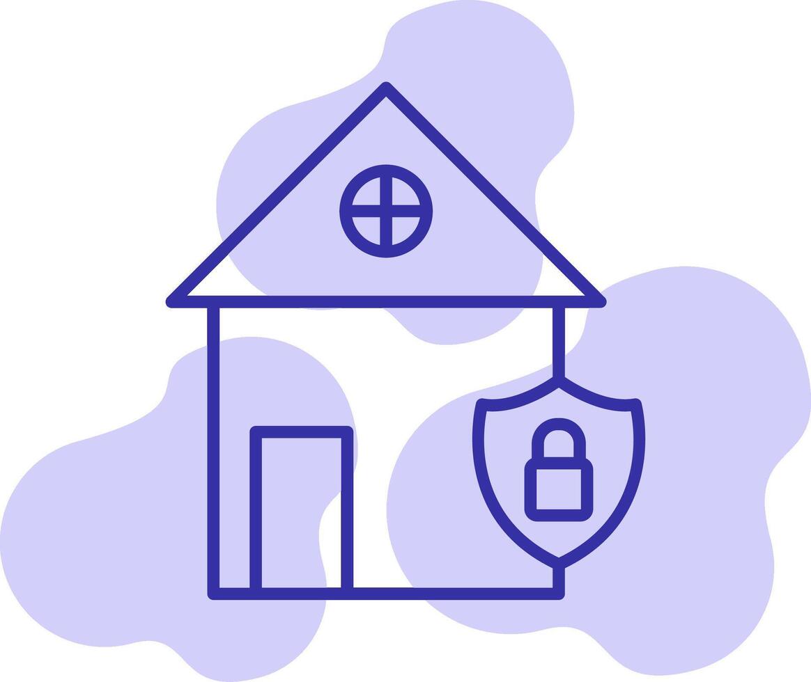 Home Security Vector Icon