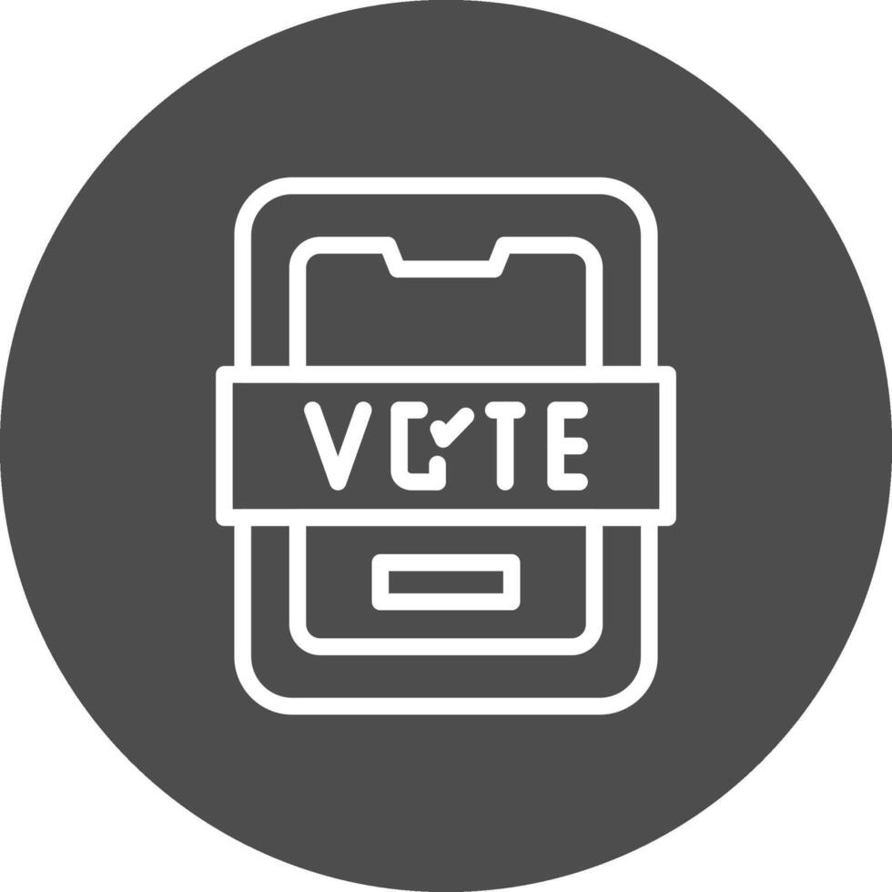 votar diseño de icono creativo vector