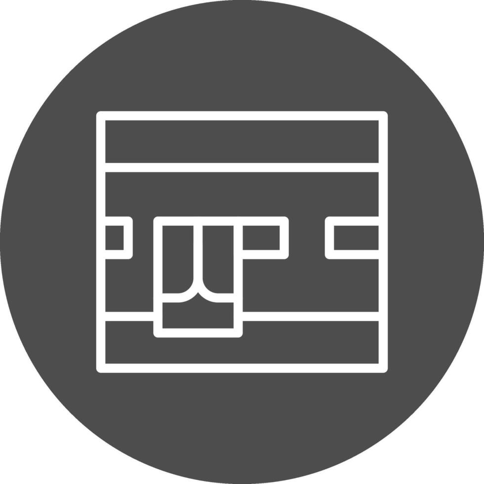 Kaaba Creative Icon Design vector