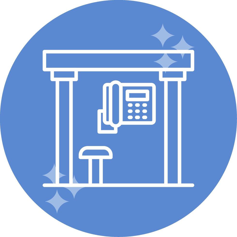 Telephone Box Vector Icon