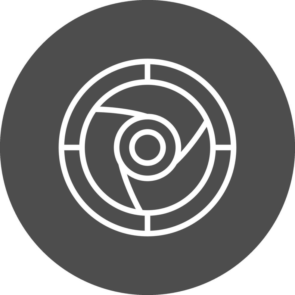 Shutter Creative Icon Design vector