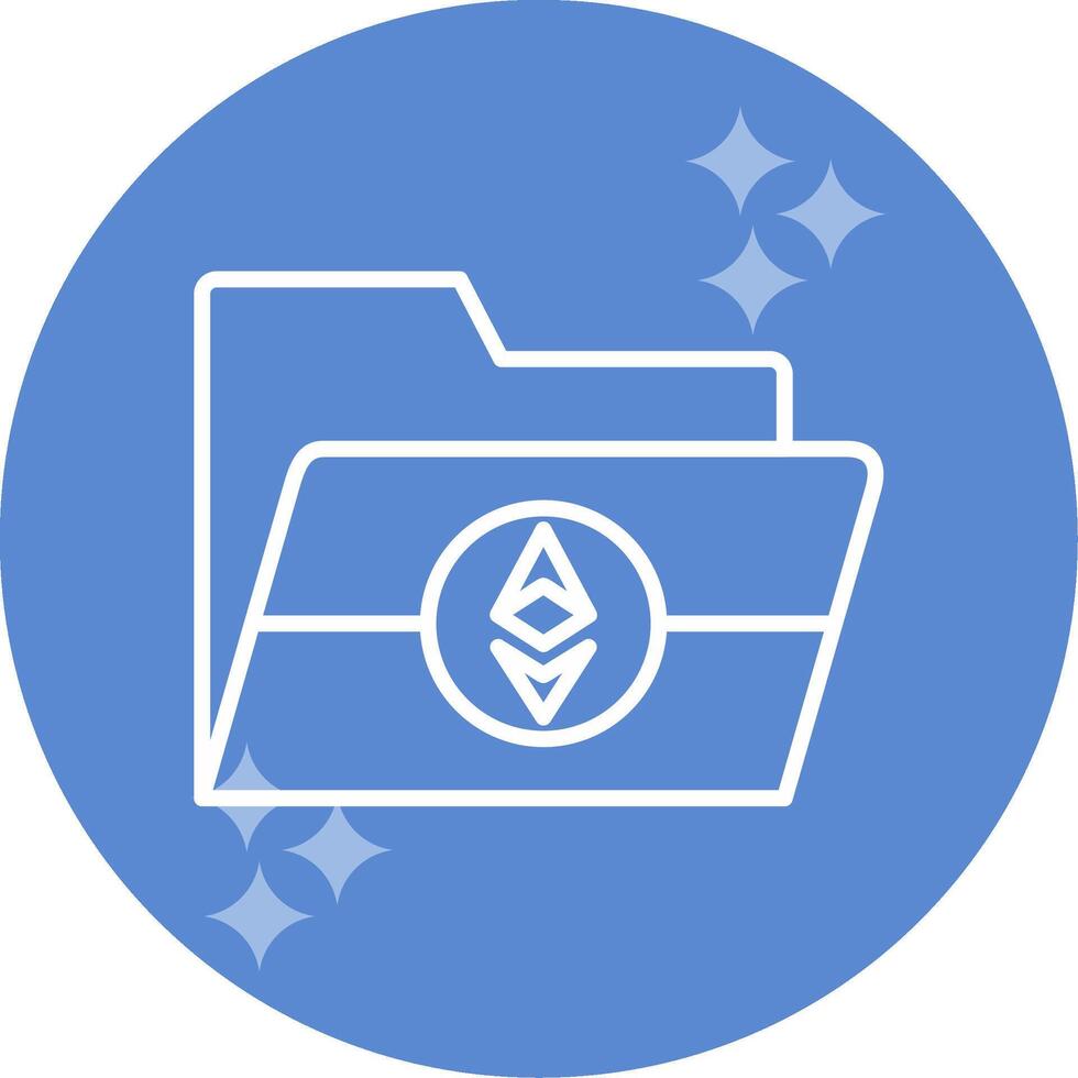 Ethereum Folder Vector Icon