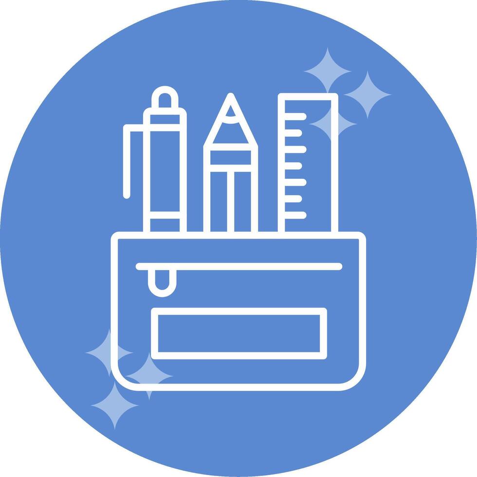 Pencil Case Vector Icon