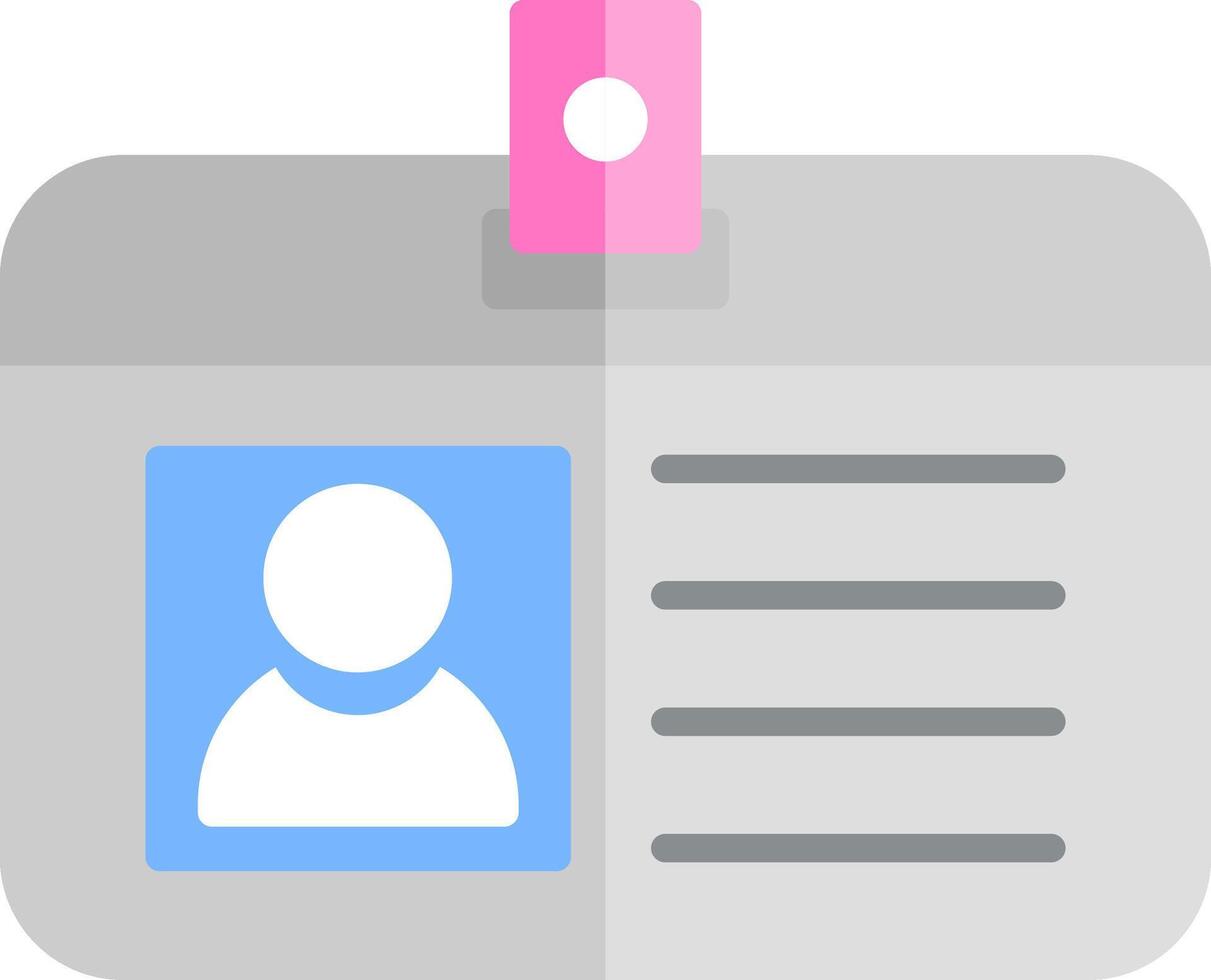 Identification Card Vector Icon