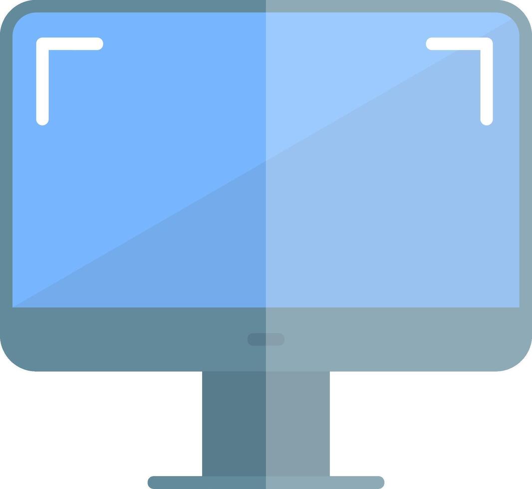 monitor de icono de vector