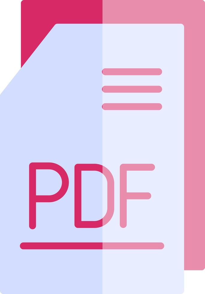 Pdf File Vector Icon