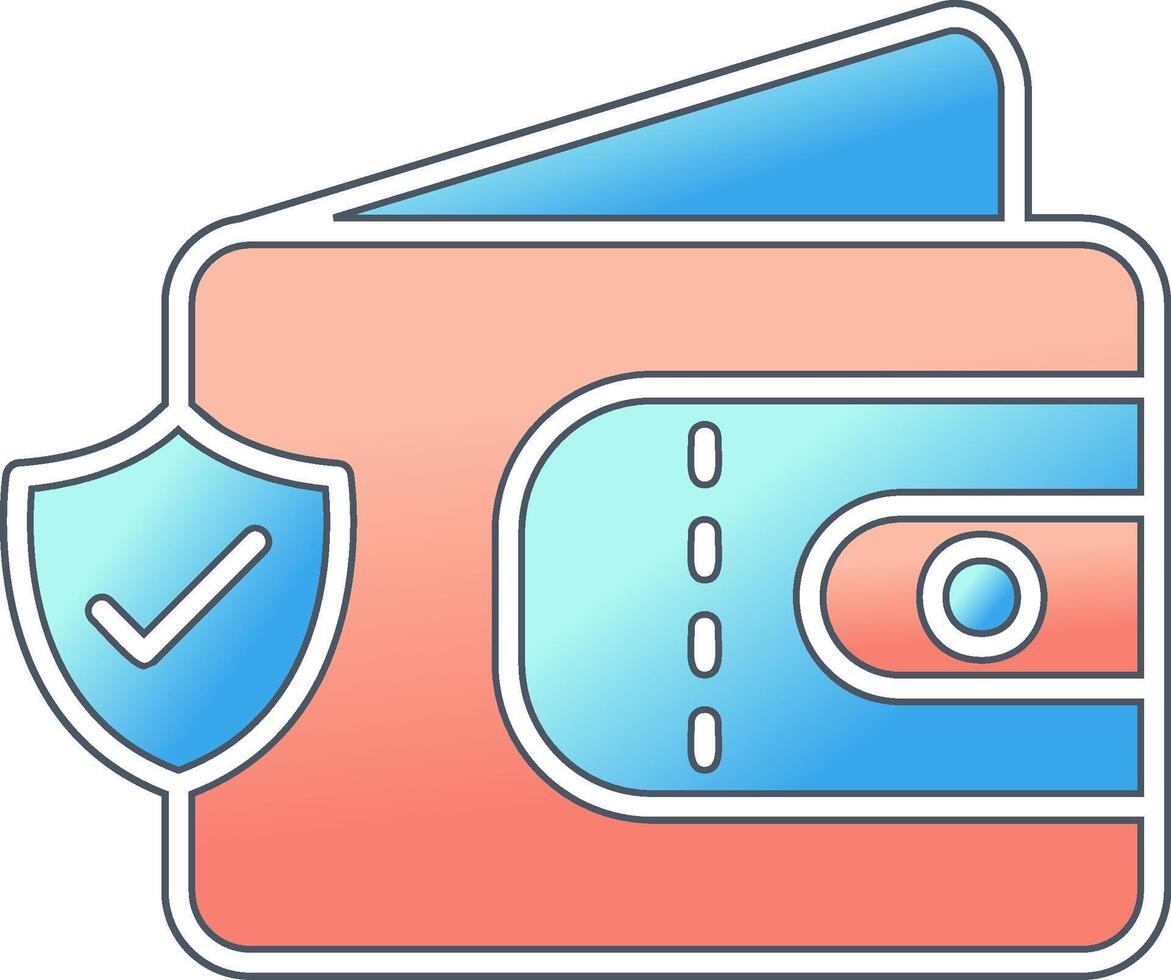 Wallet Secure Vector Icon