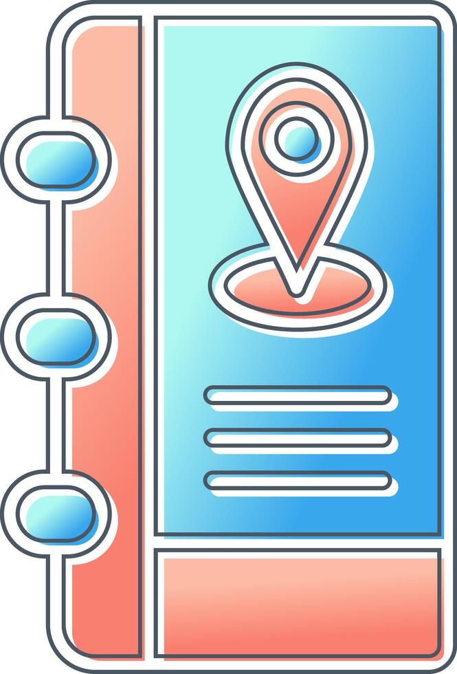 Address Book Vector Icon