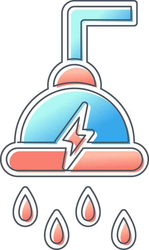 Power Shower Vector Icon