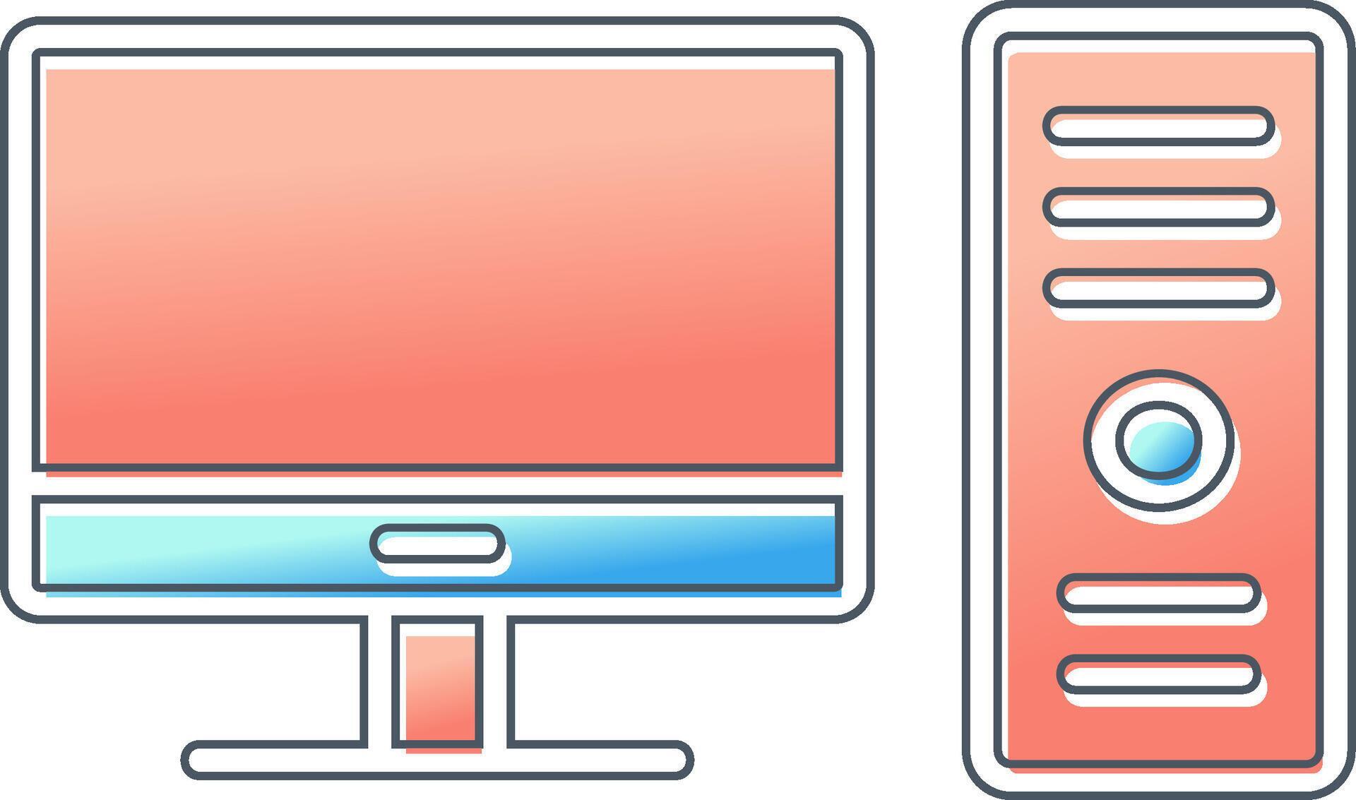 Computer Vector Icon 38606970 Vector Art at Vecteezy