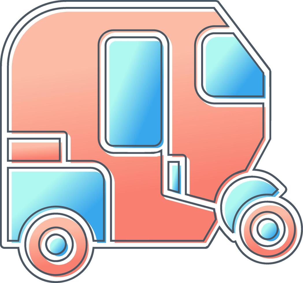 Tuk Tuk Vector Icon